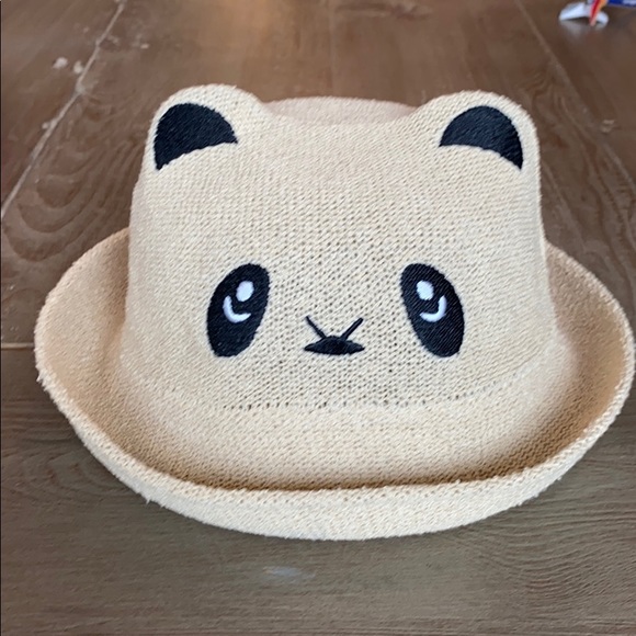 panda knit hat